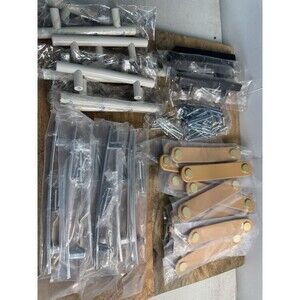 Lot Of 39 Drawer/cab Pulls 3 Diff Styles & Finishes & Sizes New! Use Or Resell